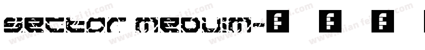 sector meduim字体转换